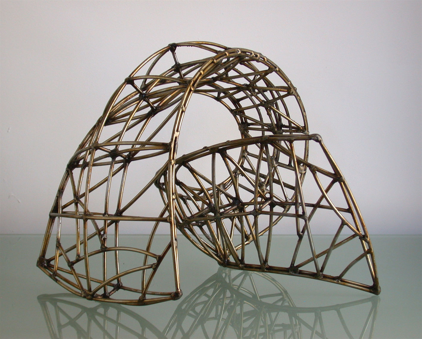 Torsion I wire-frame study by Peter Diepenbrock