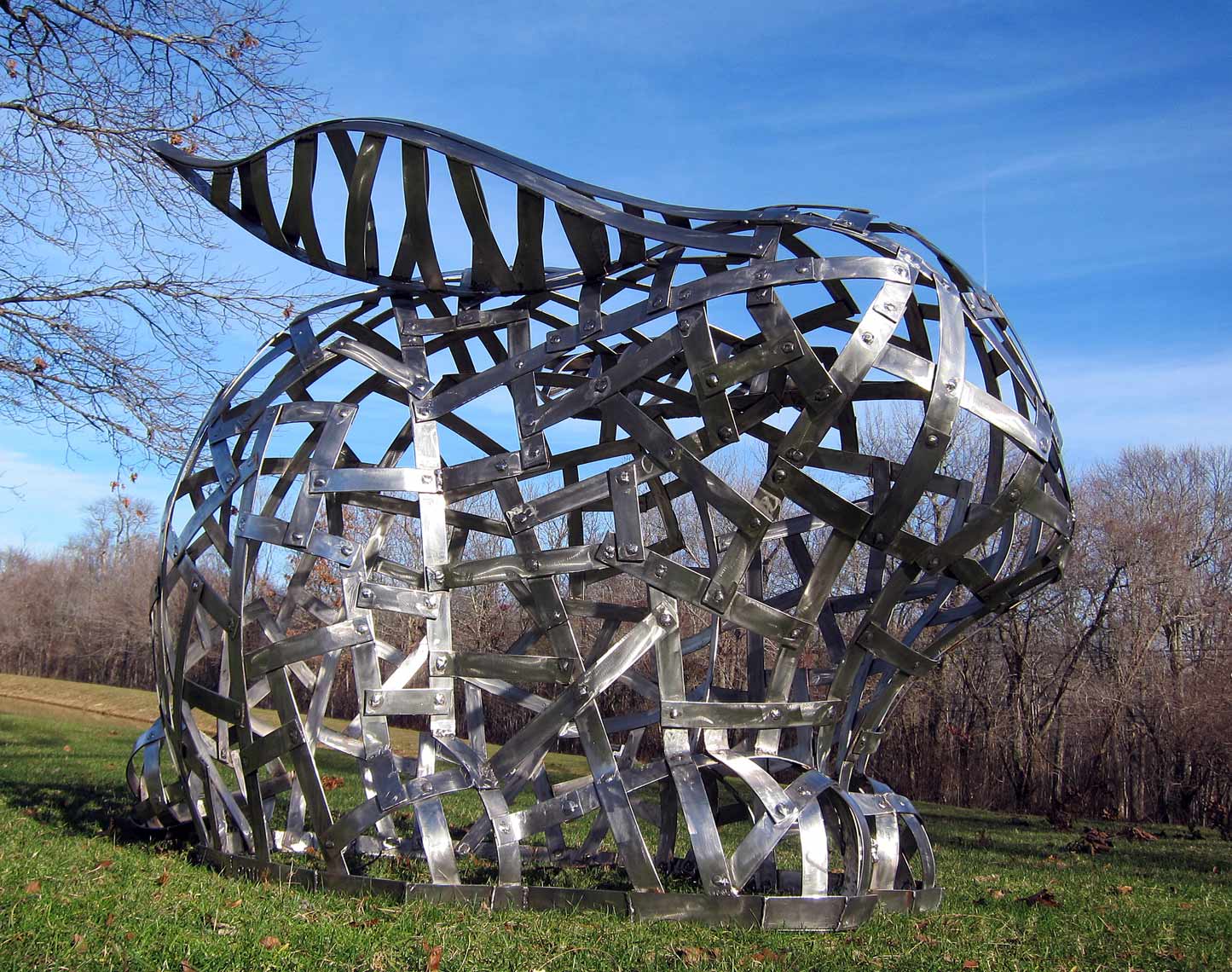 Big Bunny a sculpture  by Peter Diepenbrock