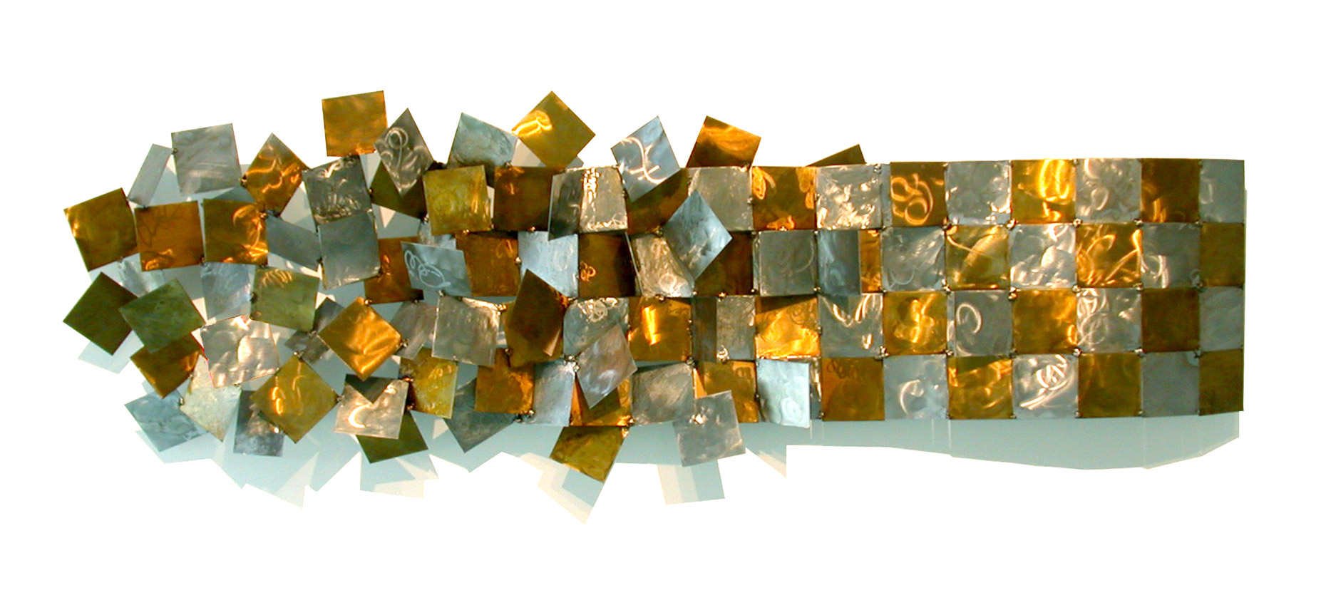Chaos To Order Sculptural wall Piece by Peter Diepenbrock