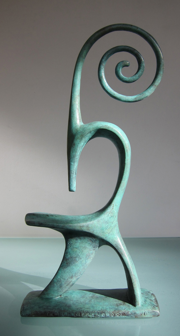 Gazelle Sculpture in cast bronze by Peter Diepenbrock at Didi Suydam Contemporary