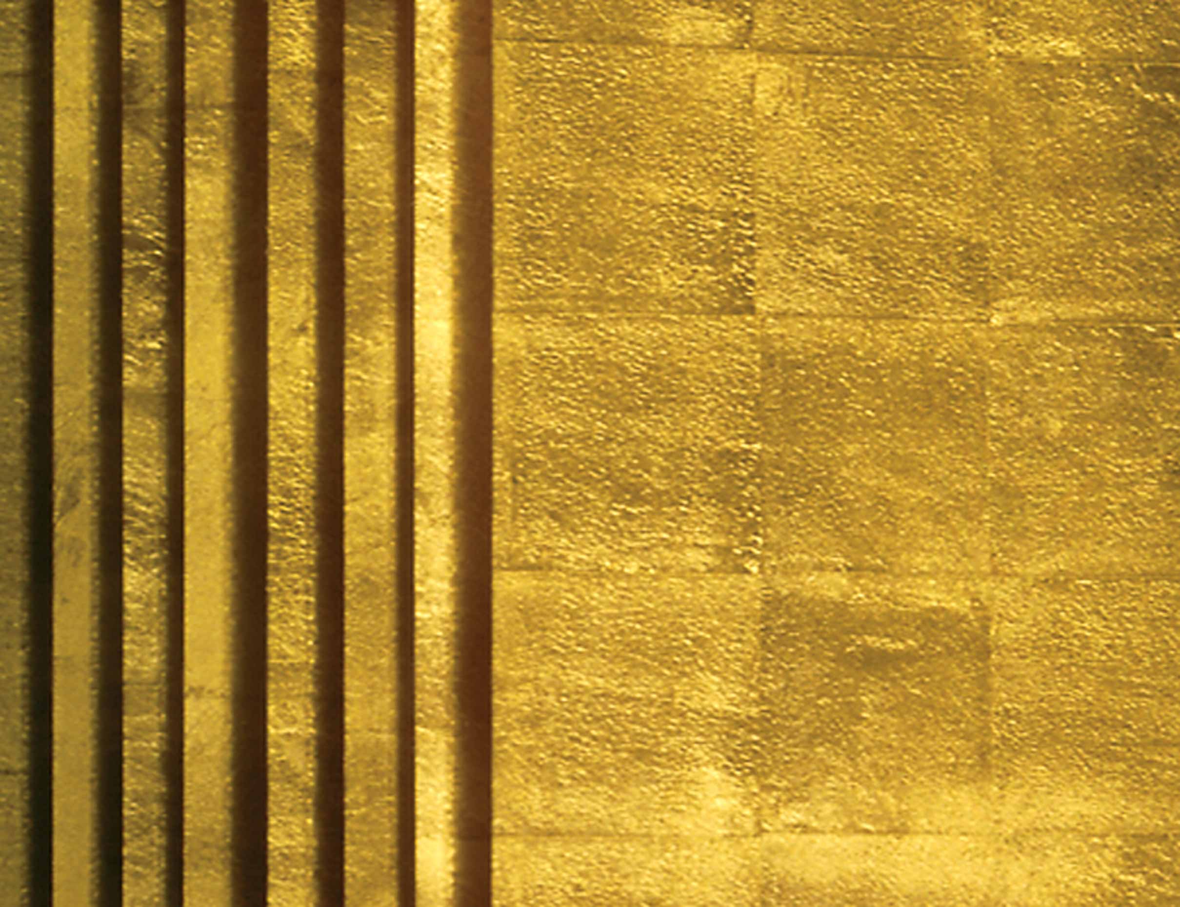 Gold Leaf and glass detail by Peter Diepenbrock