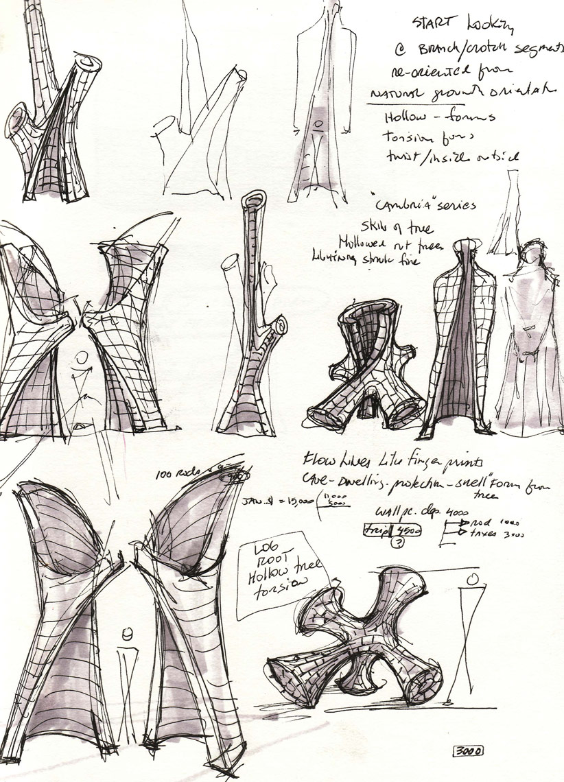 Sketch book page by Peter Diepenbrock